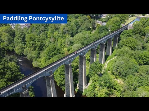 Paddling Pontcysyllte Aqueduct