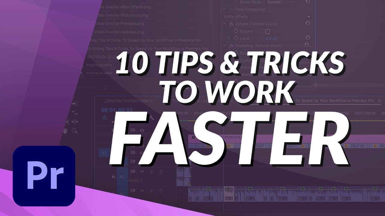 10 Editing Tips & Tricks To Speed Up Your Workflow in Premiere Pro