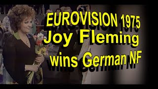 Eurovision 1975 National Final Germany Joy Fleming wins "Ein Lied kann eine Brücke sein"