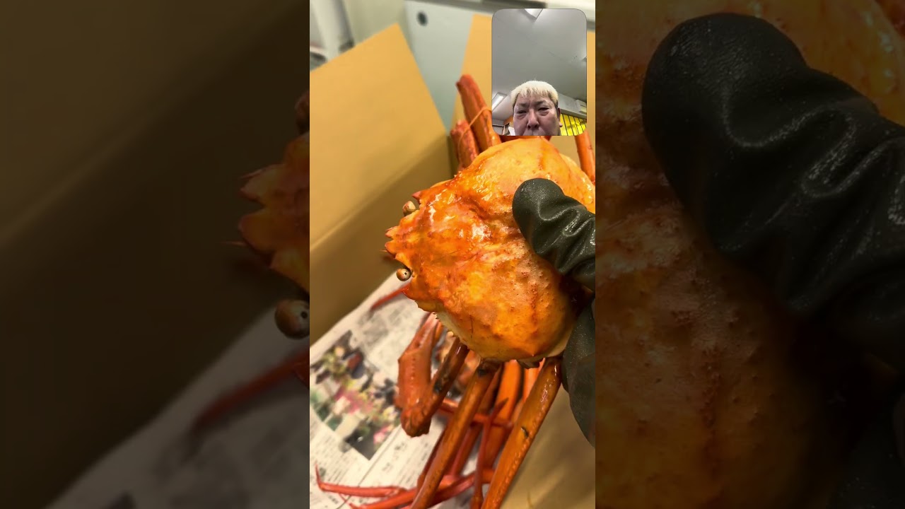 バナナんの叩き売り#石川県#金沢市#叩き売り#ベニズワイ#カニ