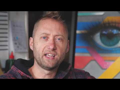 In To The Eye   My Dog Sighs Anamorphic Art installation