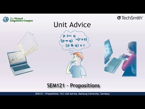 SEM121 - Unit Advice (Propositions)