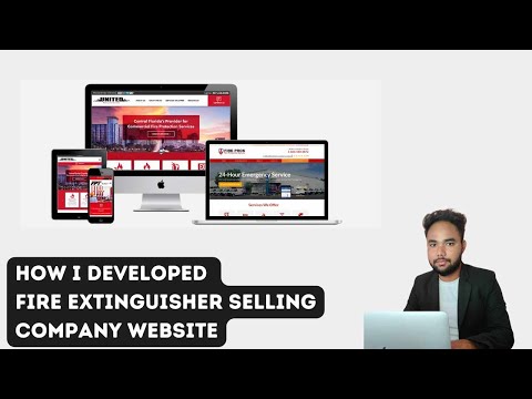 Fire Extinguisher Products Company Website — client website video