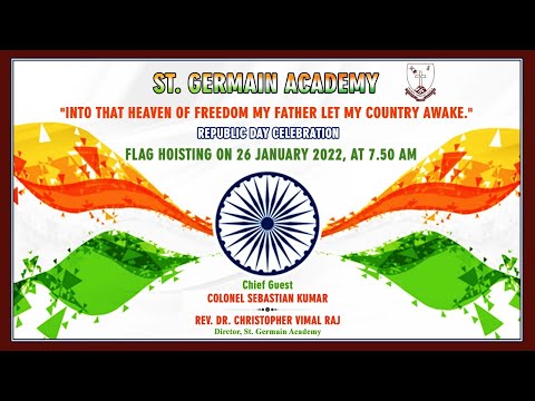 26.01.2022 | Republic Day Celebration | St Germain Academy