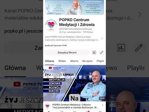 [POPKO Centrum Medytacji i Zdrowia] Kanał z medytacjami, który warto poznać! #medytacja #popko
