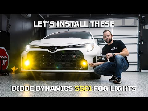 Installing The Diode Dynamics SSC1 Fog Lights On My GR Corolla Circuit Edition!