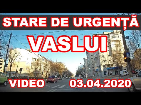 VASLUI Carantina Stare de Urgenta COVID 19 video 03 apr. 2020 Lockdown