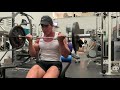 Seated Barbell Curls