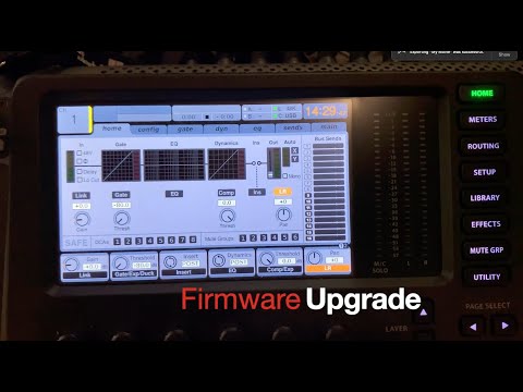 X32/M32 Firmware upgrade v3.11 to v4.0