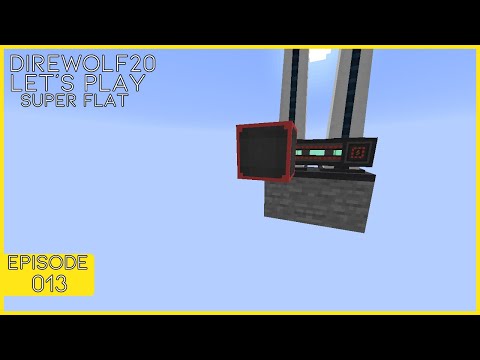 Direwolf20 Let's play Super Flat | Episode - 13 - Wireless Power