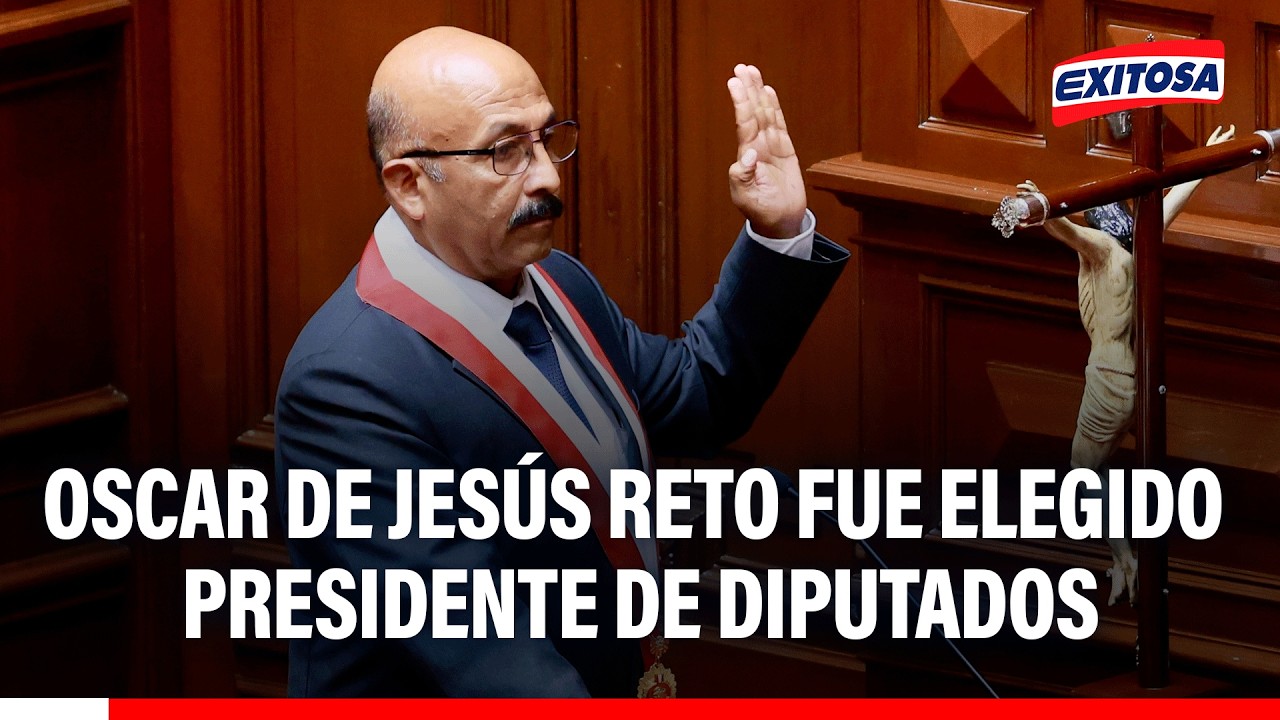 🔴🔵 Con más de 66 votos requeridos, Oscar Reto es elegido como presidente de la Cámara de Diputados