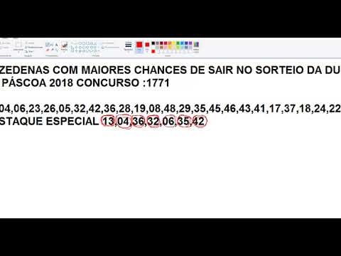 DICAS EXCLUSIVAS PARA SORTEIO DA DUPLASENA DE PÁSCOA 2018