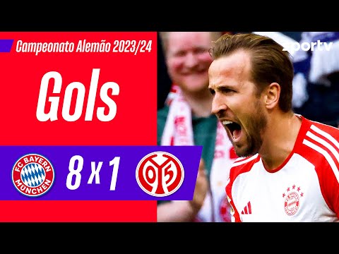 Gols e lances de Bayern x Mainz 05