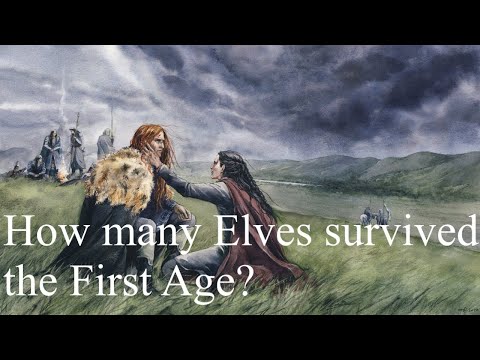 How many Elves survived the First Age?