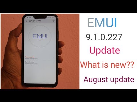 Huawei nova 3i EMUI 9.1 update | 9.1.0.227 update | August security patch | 2019 |
