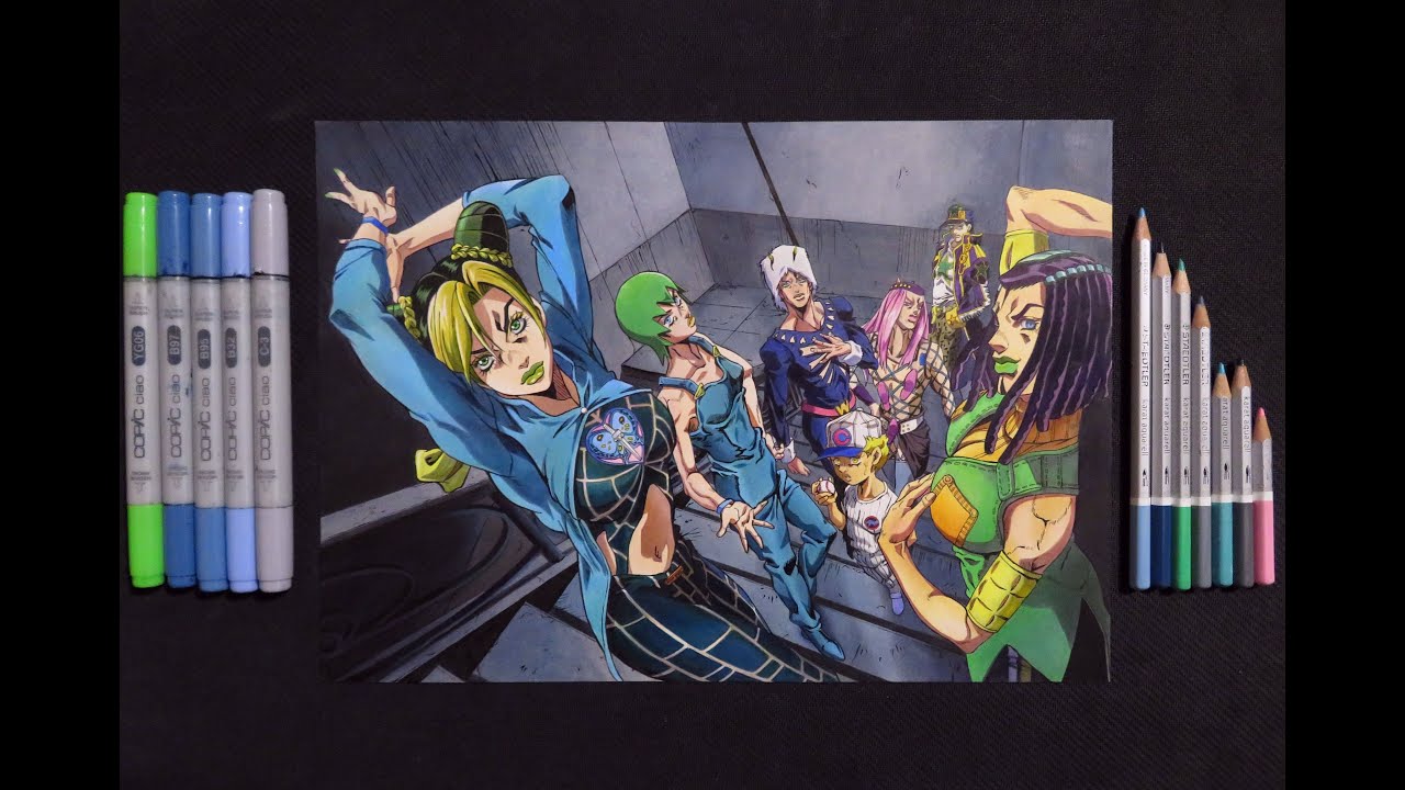 模写 ジョジョの奇妙な冒険 ストーンオーシャン キービジュアル