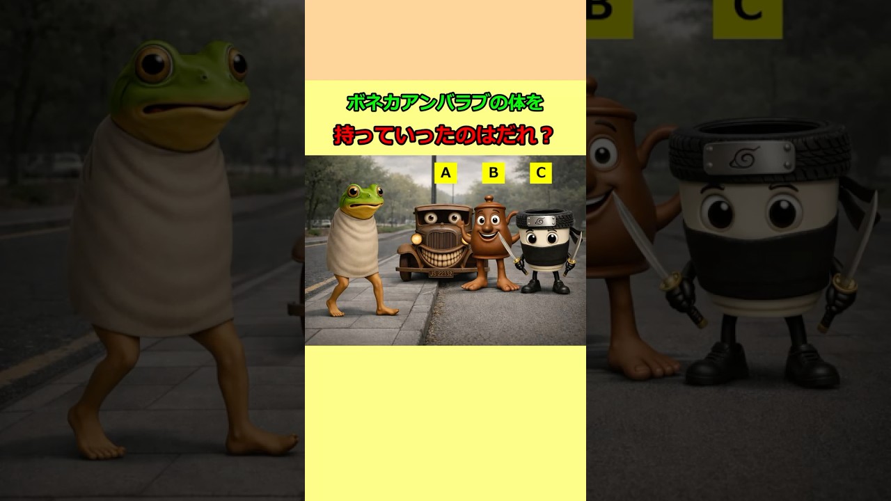 【ブレインロットミステリー125】#クイズ#暇つぶし#shorts #ゲーム #謎解き #italianbrainrot #ミステリー #チャレンジ