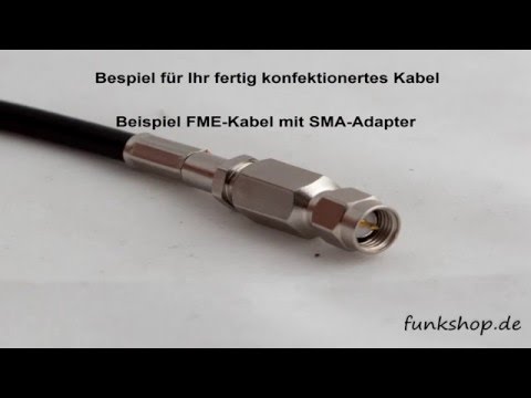 Der große Kabelkonfigurator RG58 SMA BNC PL N TNC Reverse FME Crimp