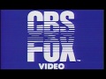 CBS Fox Video 1983 60fps