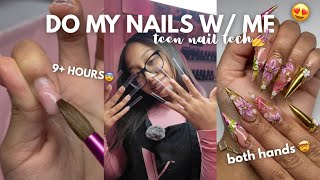 This Is Why I Don’t Do My Own Nails… 9+ HOURS 😭💅