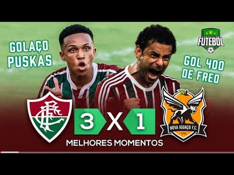 Fluminense 3 x 1 Nova Iguaçu | GOLS E MELHORES MOMENTOS | Campeonato Carioca 11/04/2021
