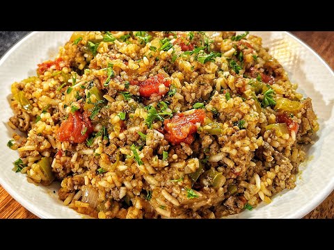 How to make Delicious Ground Beef & Rice | Quick and Easy Southern Comfort |Tasty Dinner #cooking