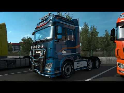 Euro Truck Simulator 2 1.35 EB - Germany Revisit 2.0 - DAF XF E6 - Dresden (D) to Nuremberg (D)