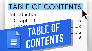 How to Create a Table of Contents in Google Docs | Update a Table of C