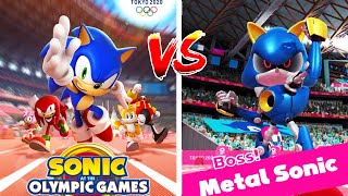 Sonic at the Olympic Games Tokyo 2020 Gameplay Walkthrough (Ipad) - Sonic VS Boss Metal Sonic