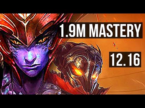 SHYVANA vs VIKTOR (MID) | 8/0/1, 1.9M mastery, Legendary, 400+ games | KR Diamond | 12.16