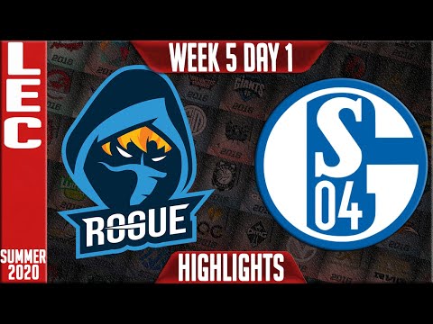 RGE vs S04 Highlights | LEC Summer 2020 W5D1 | Rogue vs Schalke 04