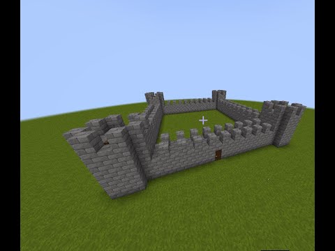 sådan bygger du et slot i minecraft