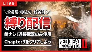 【RDR2】近接武器のみ縛りプレイ配信！チャプター３をクリアします【レッドデッドリデンプション2】