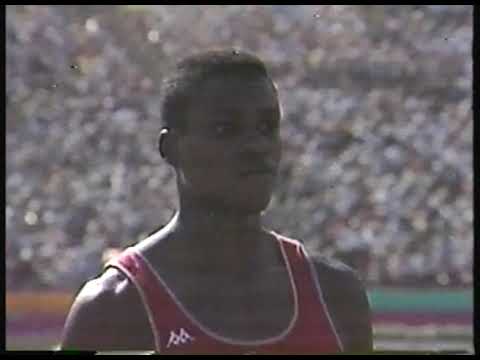 Olympics - 1984 - L A Games - Track & Field - Mens Long Jump - Featuring USA Carl Lewis - 1st Jimp