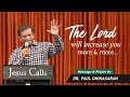 The Lord Will Increase You More More Tamil Dr Paul Dhinakaran