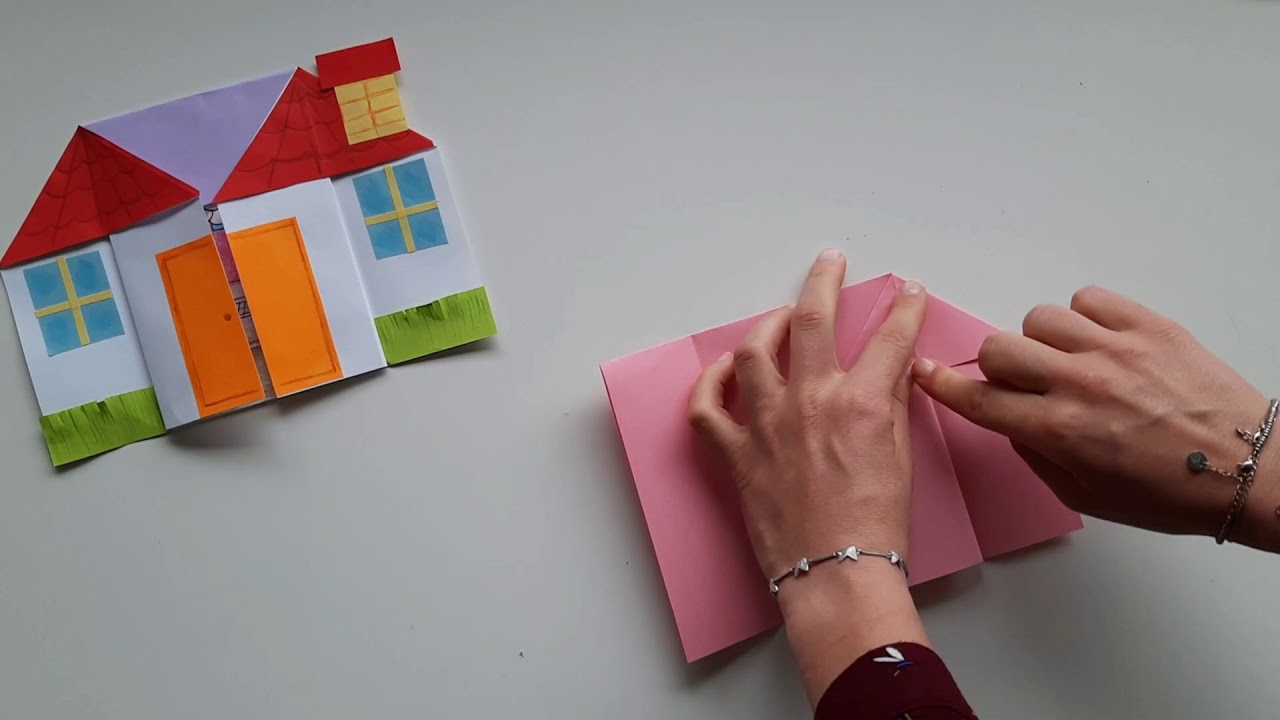 Costruire una casetta con la carta _ Laboratorio per bambini