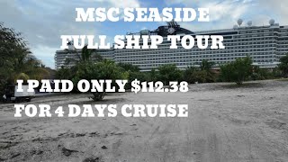 MSC SEASIDE CRUISE SHIP FULL TOUR @TravelsWithKiros 