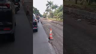 Perbaikan Jalan Kawansan Industri Surya Cipta City of Industri Karawang Jabar
