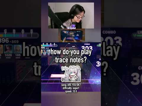 how do you play trace notes? | Project Sekai