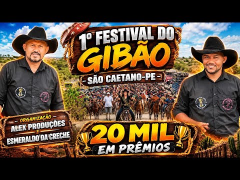 1’ Festival do Gibão em São Caetano-PE na Org: Alex e Esmeraldo , Mais de 180 Vaqueiros 06/09/26