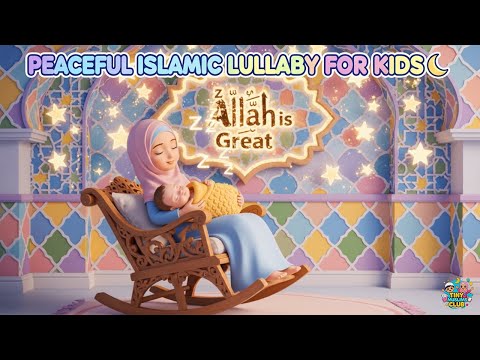 Islamic Bedtime Relaxing Lullaby 🧸 | Calm Dhikr for Muslim Children 🌙 | Tiny Muslims Club