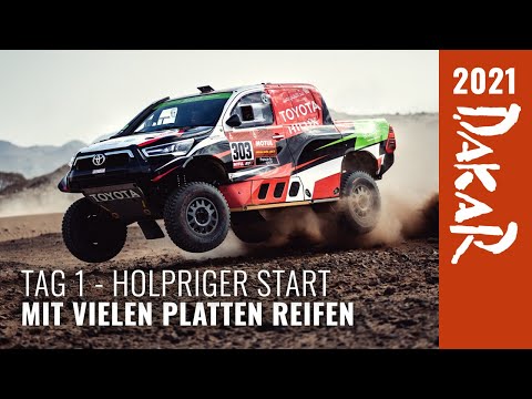Inside Dakar 2021: Tag 1- Holpriger Start mit vielen platten Reifen