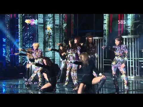 4MINUTE [Volume Up] @SBS 2012 가요 대전 The Color of K-pop 20121229