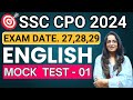 SSC CPO 2024 English Mock Test -1 || English || English With Rani ma'am