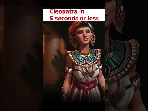 How to play CLEOPATRA in 5 Seconds or less in Civilization 6! #shorts