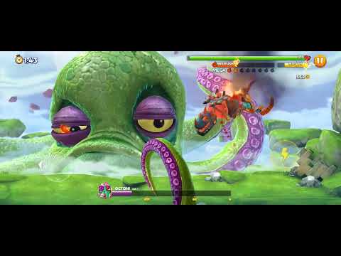 Octoni Boss All 3 Levels - Hungry Dragon - Geogantis, Icebreaker, T Wrecks, Raktavi , Armordillo