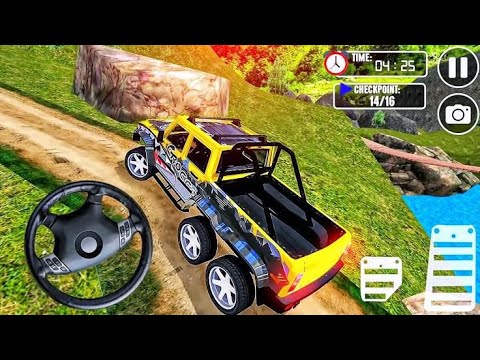 6x6 Offroad Jeep Drive - Suv 4x4 Simulator 2022 | Android Gameplay #9