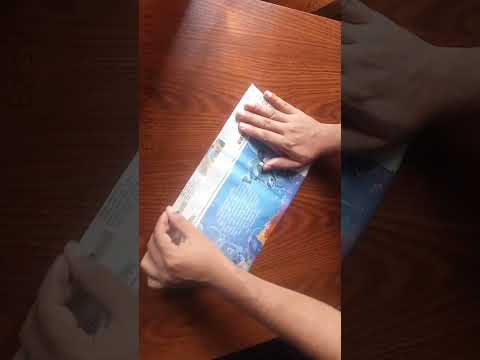 Newspaper bag without glue / Paper Bag without Glue #shorts #viralvideo