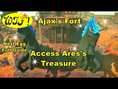 Access Ares's Treasury by Activating the Fortress's Mechanisms Immortals Fenyx Rising