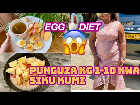 Diet ya mayai ( egg 🥚 diet) kupunguza uzito kwa haraka // Bariki Karoli
